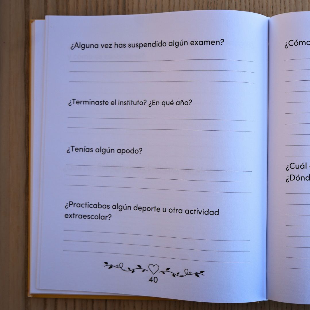 ABUELA quiero conocer tu historia - un libro para generaciones