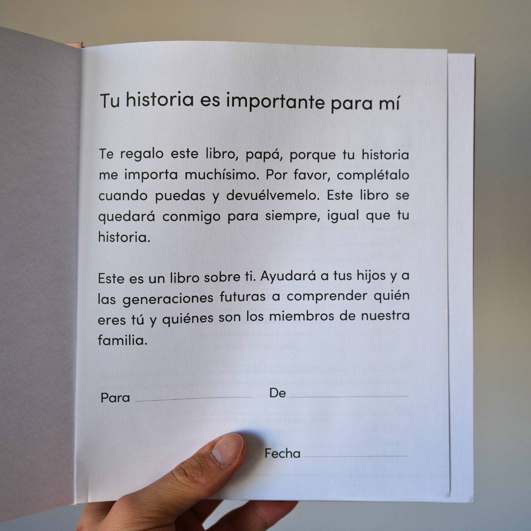 Papá quiero conocer tu historia - un libro para generaciones