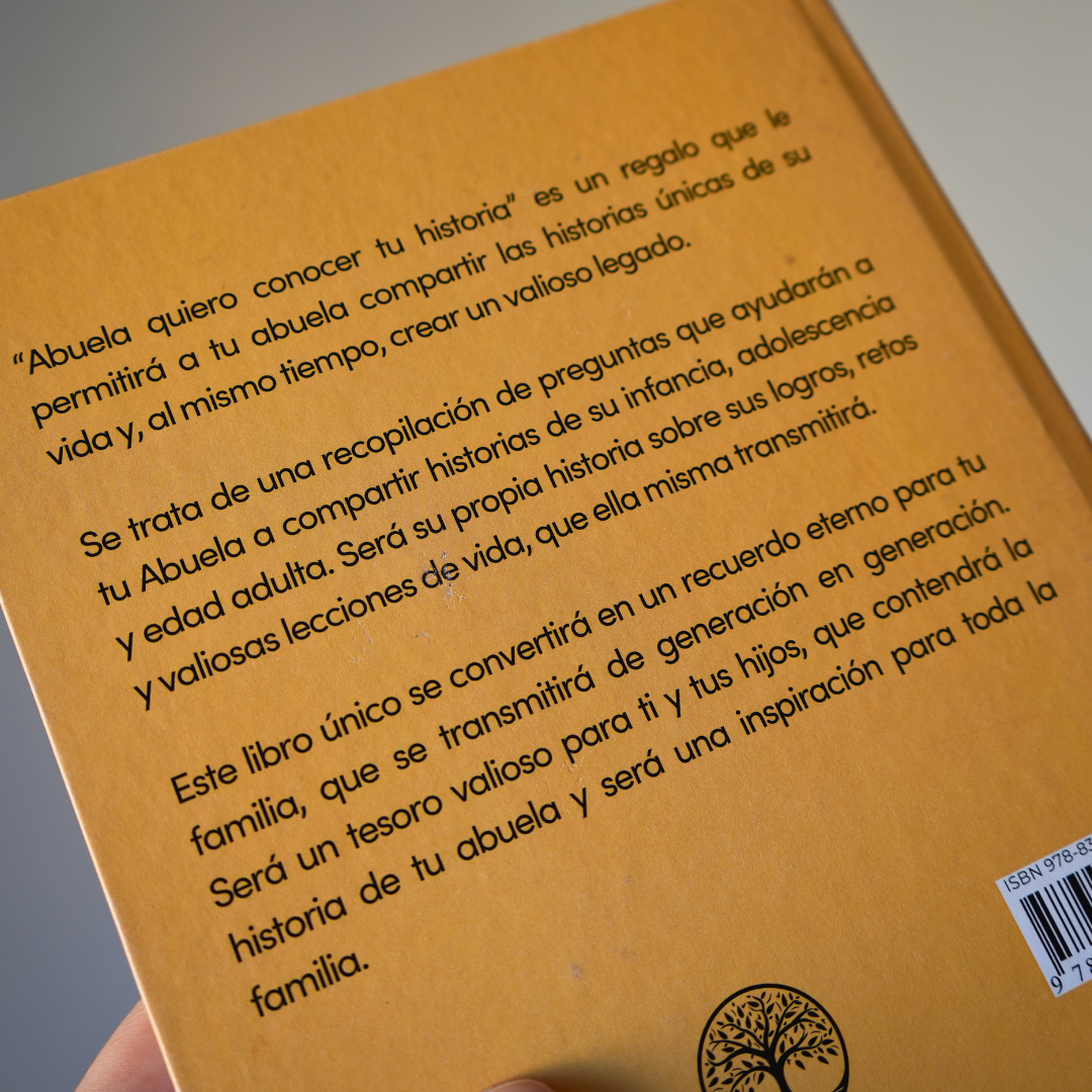 ABUELA quiero conocer tu historia - un libro para generaciones